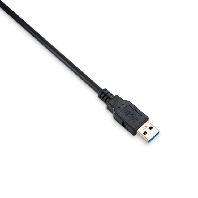 Closeup of a USB-A connector, part of the USB-A to C adapter
