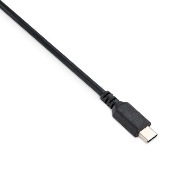 Closeup of a USB-C cable