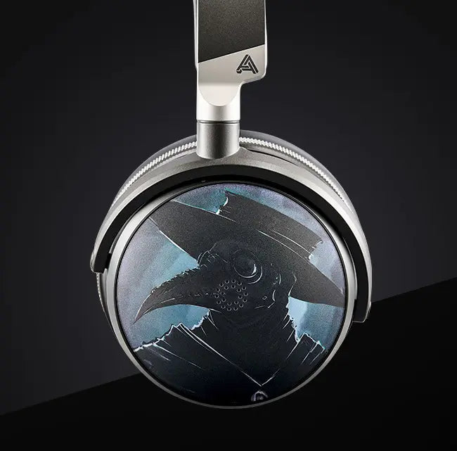 ReSkin cup on a Maxwell 2  with a plague doctor design.