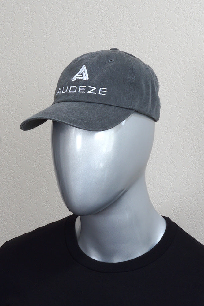 Grey Acid Wash Audeze Logo Hat
